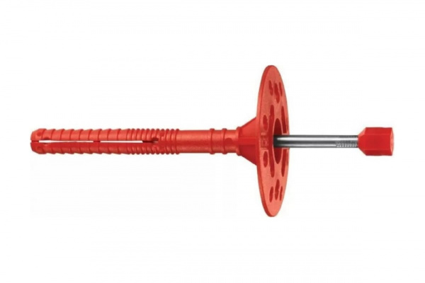 Дюбель-гриб для теплоизоляции 10x300 с металлическим гвоздем цена за 1шт