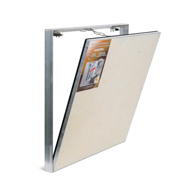 Люк под плитку со съемной дверцей Контур 38х28