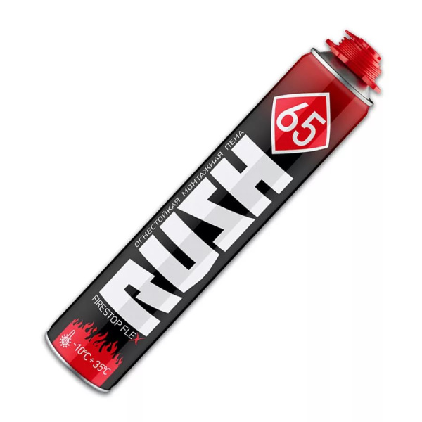 Пена огнеупорная RUSH 65л PROF профессиональная 750 мл