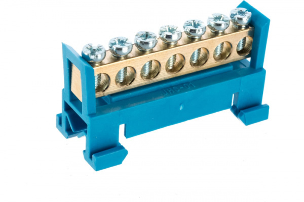 Шина нулевая на DIN-рейку 7х1