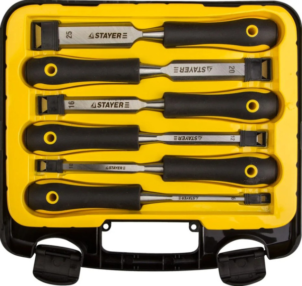 Набор стамеска-долото STAYER 6 шт
