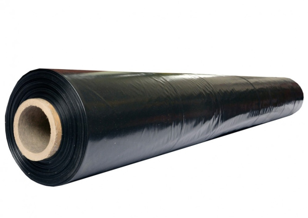 Плёнка полиэтиленовая черная 80 мкр 3х100м