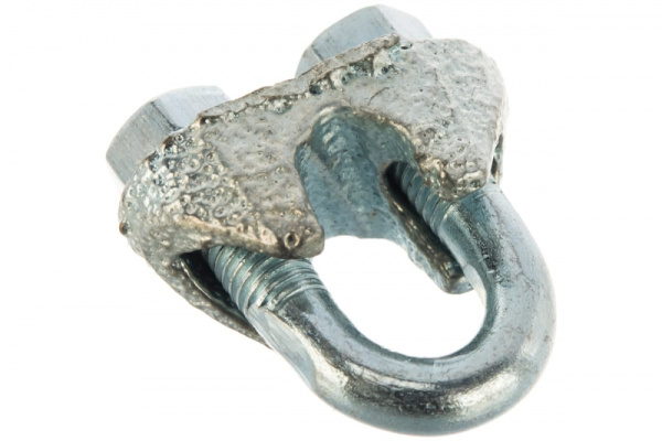 Дугообразный зажим троса 6мм DIN741