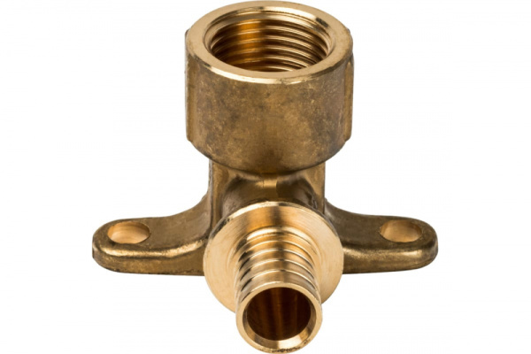 Угольник настенный с креплением 16xRp 1/2″ STOUT