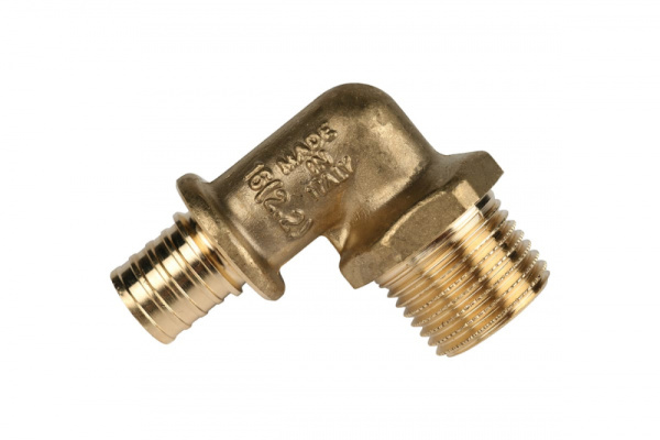 Угольник-переходник с наружной резьбой 20xR 1/2″ STOUT