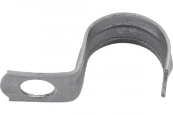 Скоба крепежная однолапковая СМО d16-17мм металл