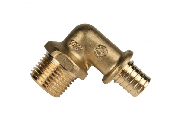 Угольник-переходник с наружной резьбой 20xR 1/2″ STOUT