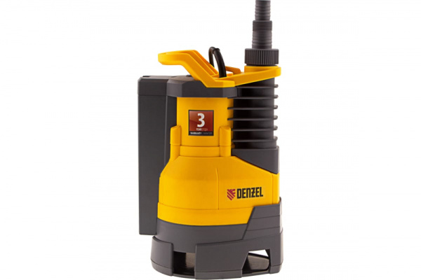Насос дренажный DENZEL DPХ650, Х-Pro, 650 Вт, подъем 7 м