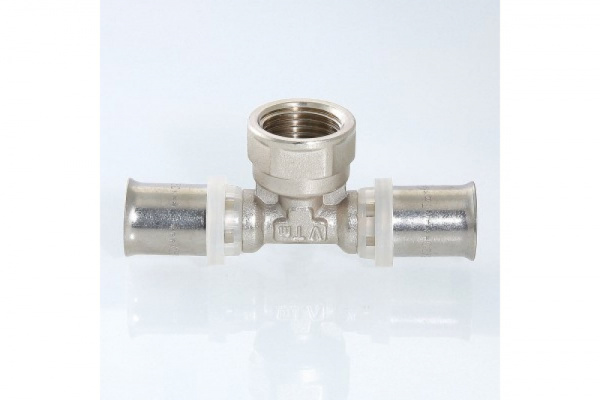 Тройник пресс перех. вн. 20х3/4х20