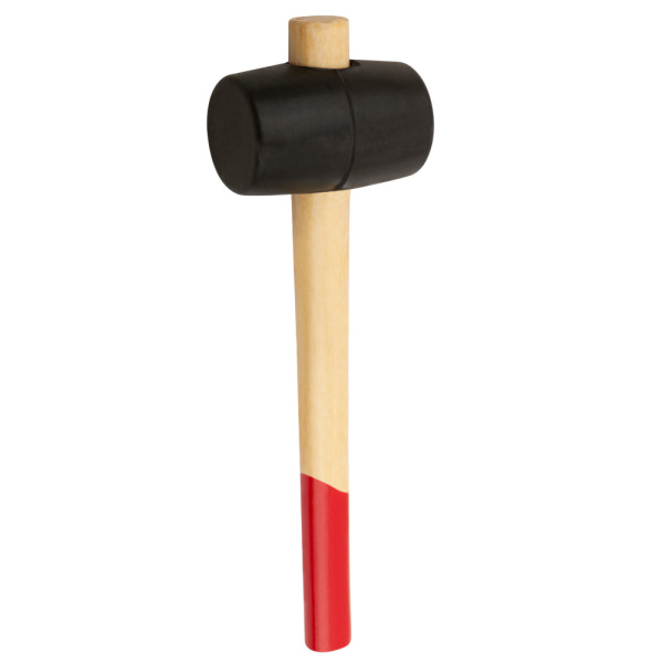 Киянка резиновая, деревянная рукоятка SANTOOL 680 гр
