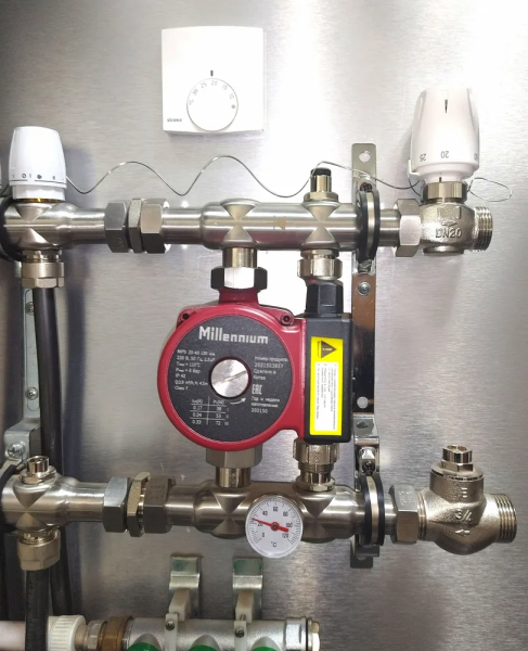 Нососная группа 1* автономной циркуляций без насоса для коллекторных групп Millennium