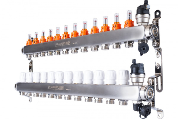 Коллекторная группа для отопления Millennium 1*х3/4x12 вых