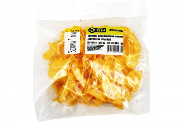 Крестики Система выравнивания плитки 1 мм (СВП) (100шт в уп.)