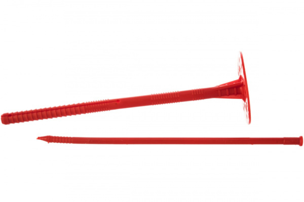 Дюбель-гриб для теплоизоляции 10x200 с пластиковым гвоздем цена за 1шт