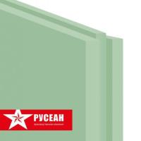Плита гипсовая пазогребневая Русеан полнотелая влагостойкая ПГПВ 667х500х80мм