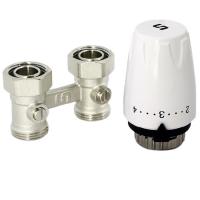 Комплект нижнего подключения прямой Uni-Fitt 3/4" EK для радиаторов Kermi, Rifar 192KIT30