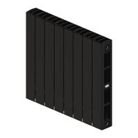 Радиатор Rifar SUPReMO 500 "антрацит" (RAL 7016) - 8 секций подключение боковое