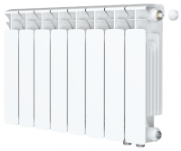 Радиатор Rifar Base Ventil 350 - 8 секций подключение нижнее (правое)