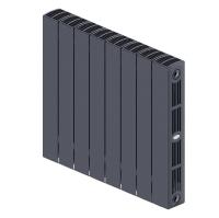 Радиатор Rifar SUPReMO 500 "титан" - 8 секций подключение боковое