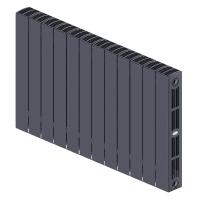 Радиатор Rifar SUPReMO 500 "титан" - 12 секций подключение боковое