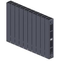 Радиатор Rifar SUPReMO 500 "титан" - 10 секций подключение боковое