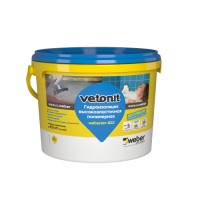 Гидроизоляционная мастика Ветонит Вебер.тек серый 822 (Vetonit Weber.tec 822) 4кг