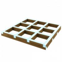 Подиум квадратный для поддона 1000х1000х50