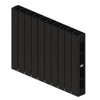 Радиатор Rifar SUPReMO 500 "антрацит" (RAL 7016) - 10 секций подключение боковое