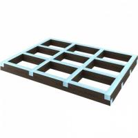 Подиум прямоугольный для поддона 1200х900х50