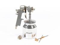 Краскораспылитель MATRIX с нижним бачком V 0,75 л, сопло D 1.2, 1.5 и 1.8 мм