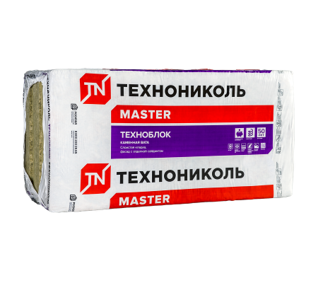 Утеплитель ТехноНИКОЛЬ ТехноБЛОК Стандарт 50мм (5,76м2) плот, 50м3