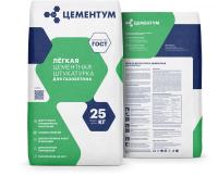 Штукатурка цементная Цементум 25кг (56шт/поддон)