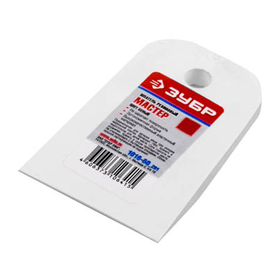 Шпатель резиновый, белый 80 мм ЗУБР МАСТЕР