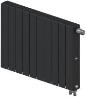 Радиатор Rifar SUPReMO Ventil 500 "антрацит" (RAL 7016) - 10 секций подключение нижнее (правое)