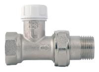 Клапан запорный Itap 296 3/4" ВР/НР линейный прямой со сгоном