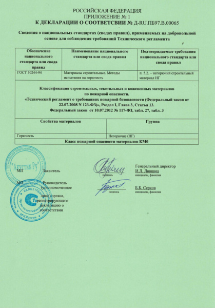 Akufloor-S20 (Акуфлор-S20) 1200х600х20 мм в упаковке: 10 шт. 7,2м²