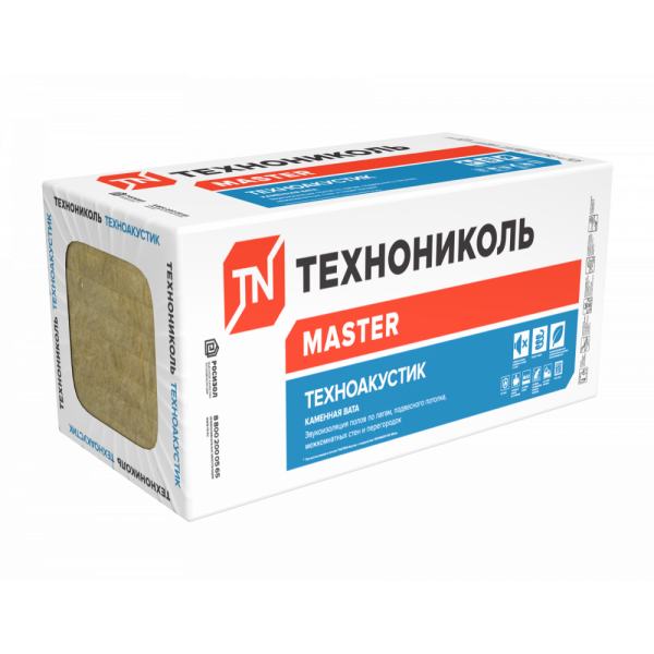 ТехноНИКОЛЬ Техноакустик 1200х600х50мм (5,76м2)