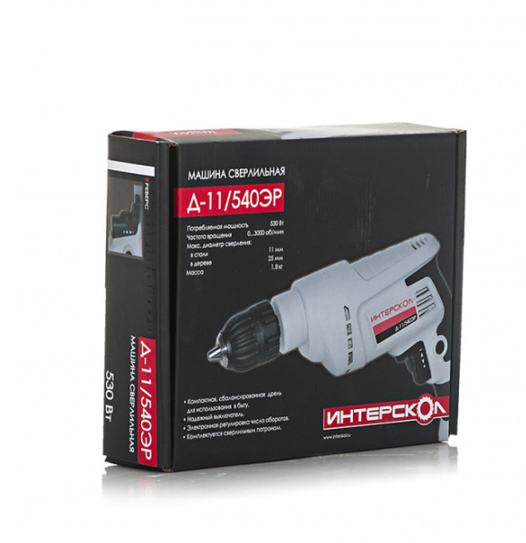 Дрель Интерскол Д-11/540ЭР