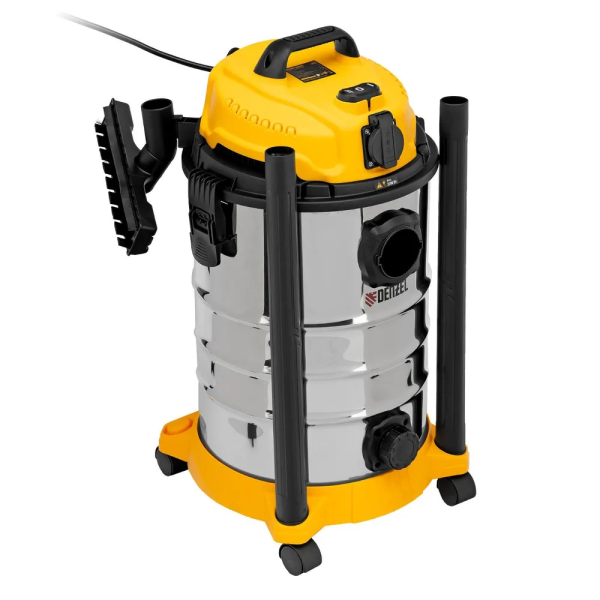 Пылесос LVC30, 1400 Вт, 30л, шланг 3м Denzel