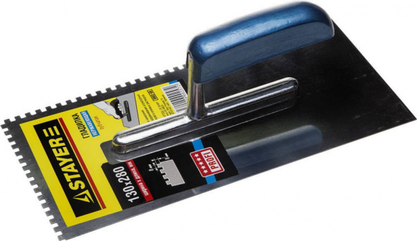 Гладилка пластмассовая с уголком 130x280 мм ЗУБР МАСТЕР