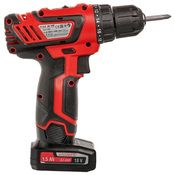 Дрель шуруповёрт аккумуляторная FELISATTI ДА-18ЭР