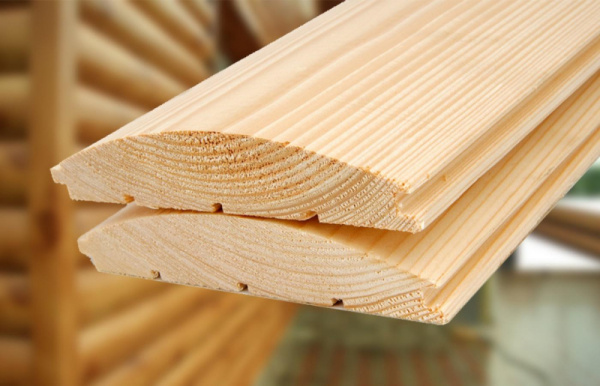 Блок-хаус 45х230х6000мм класс В (цена за метр квадратный)