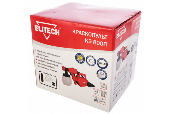 Краскопульт ELITECH КЭ800П