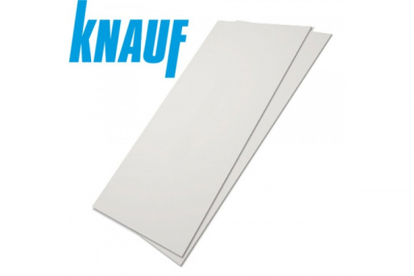 Гипсокартонный лист (ГКЛ) Кнауф (Knauf) стандартный 3000х1200х12,5мм