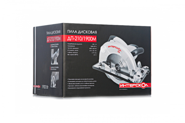 Дисковая пила Интерскол ДП-210/1900М