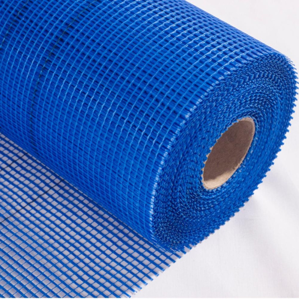 Сетка фасадная 5х5 синяя 1х25м