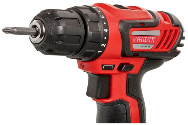 Дрель шуруповёрт аккумуляторная FELISATTI ДА-18ЭР