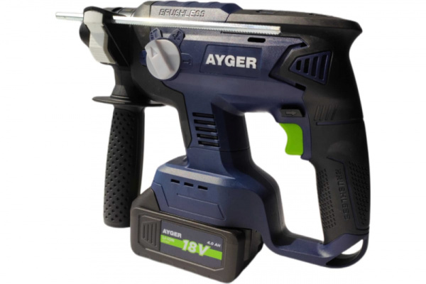 Перфоратор аккумуляторный SDS-Plus AYGER АНА18ВL4