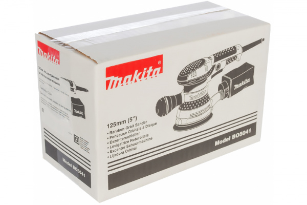 Эксцентриковая шлифовальная машина MAKITA ВО5041 125 мм, 300 Вт