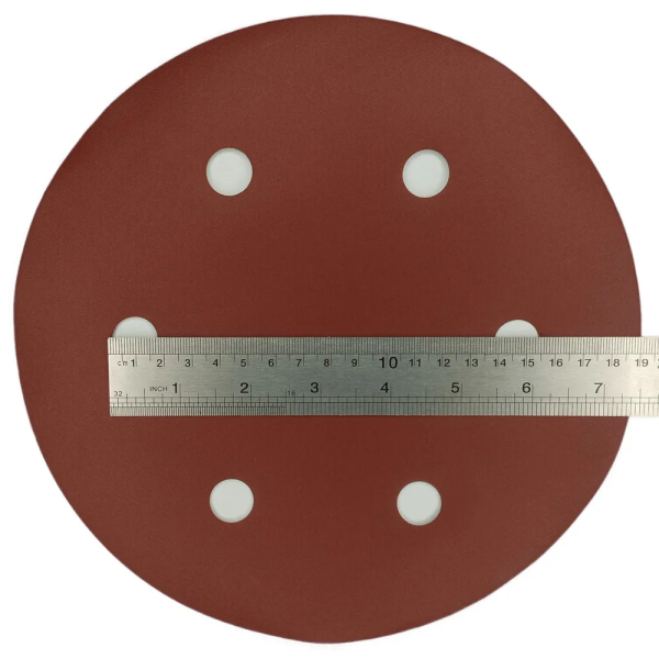 Круг шлифовальный 6 отверстий 225х22 P80